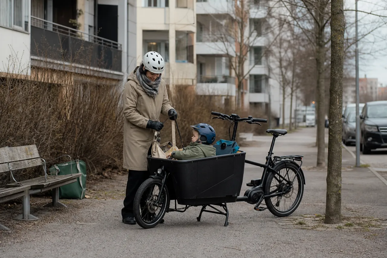 Momas lastcyklar hos E-Wheels: vad Voyager klarar i praktiken