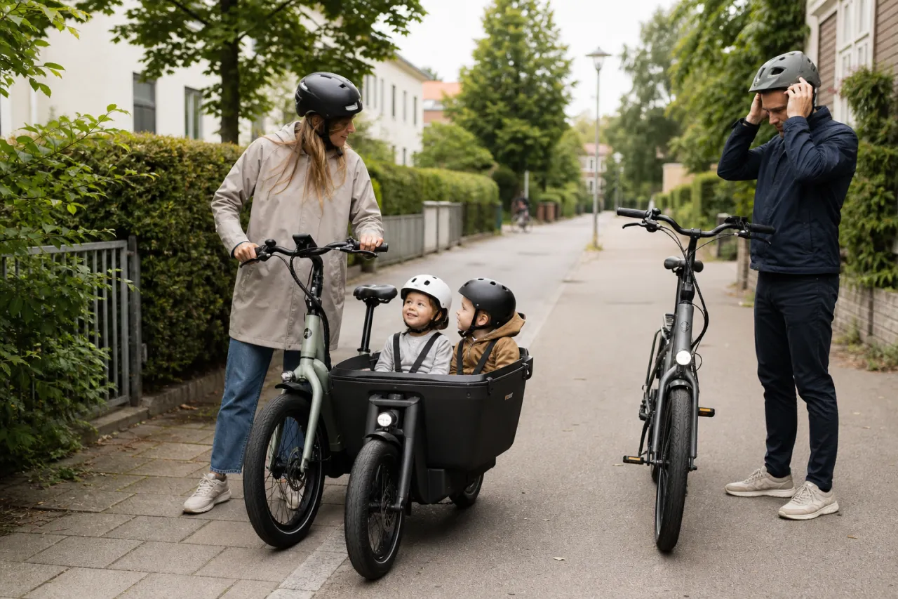 Lastcykel bäst i test för barnfamiljer: lådcykel eller longtail?