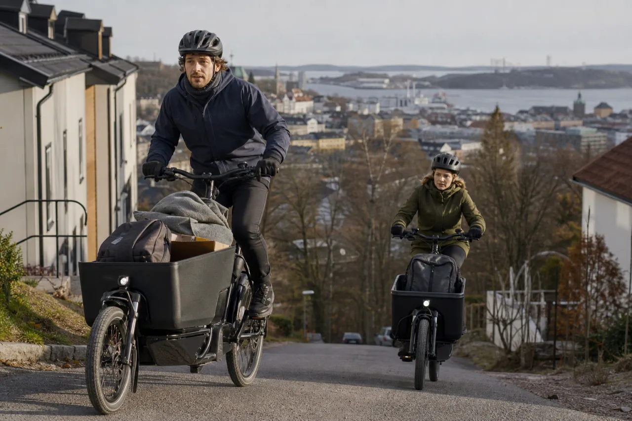 Mittmotor vs navmotor på lastcykel: vilken klarar last i backe