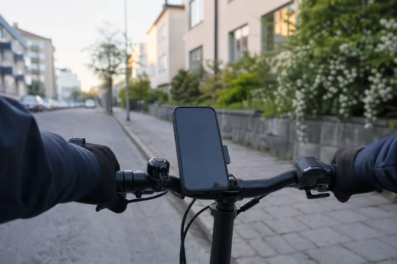 SP Connect-test: mobilhållare på elcykel i vardagspendling